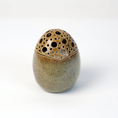 Κεραμικό Αυγό Τρυπητό Λαδί