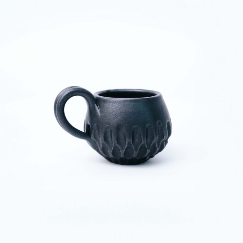 Κεραμικό Κουπάκι Σκαλιστό Obsidian